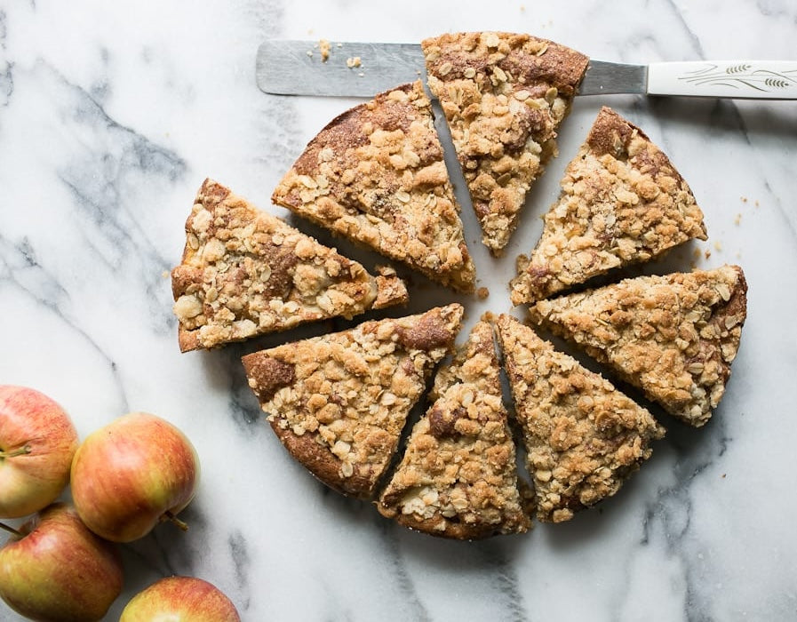 Embrace the Glow This Christmas: Skincare and Apple Crumble Cake Bliss